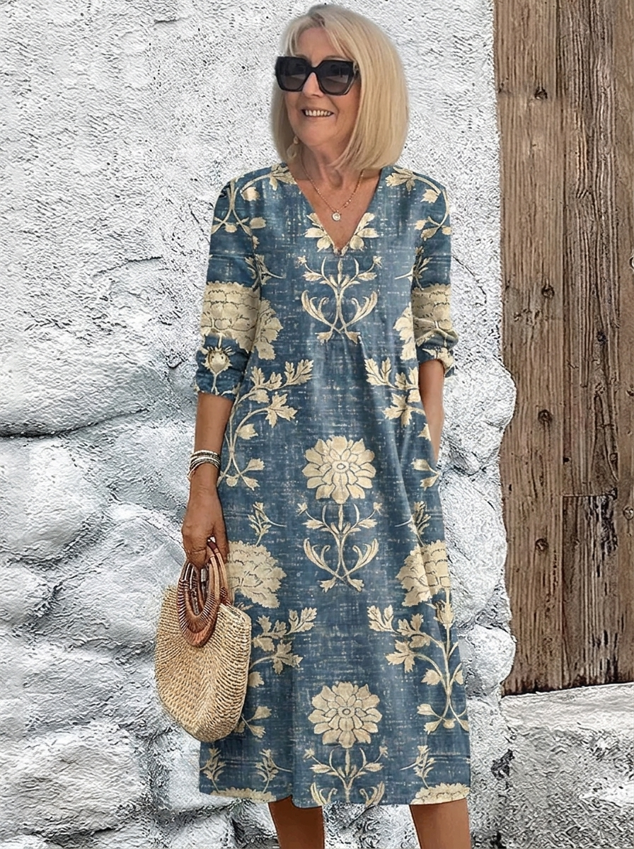 Karin™ - Floral Comfort Dress
