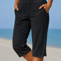 Eileen capri in Black