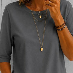 Maeve tee in Grey