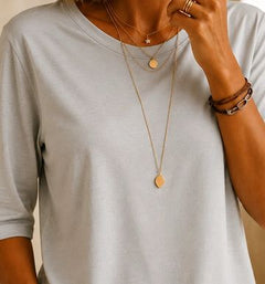 Maeve tee in Light Grey