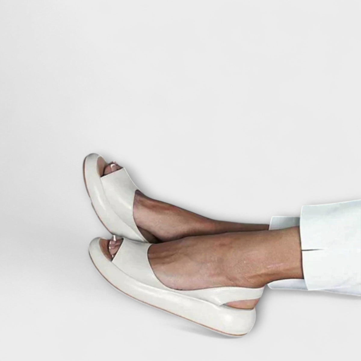 Edeltrud - Pink Block Heel Sandals