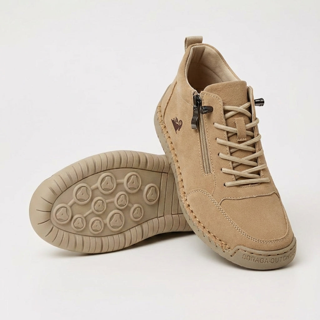 Nova – Comfortable Orthopaedic Trainers with Zip Closure