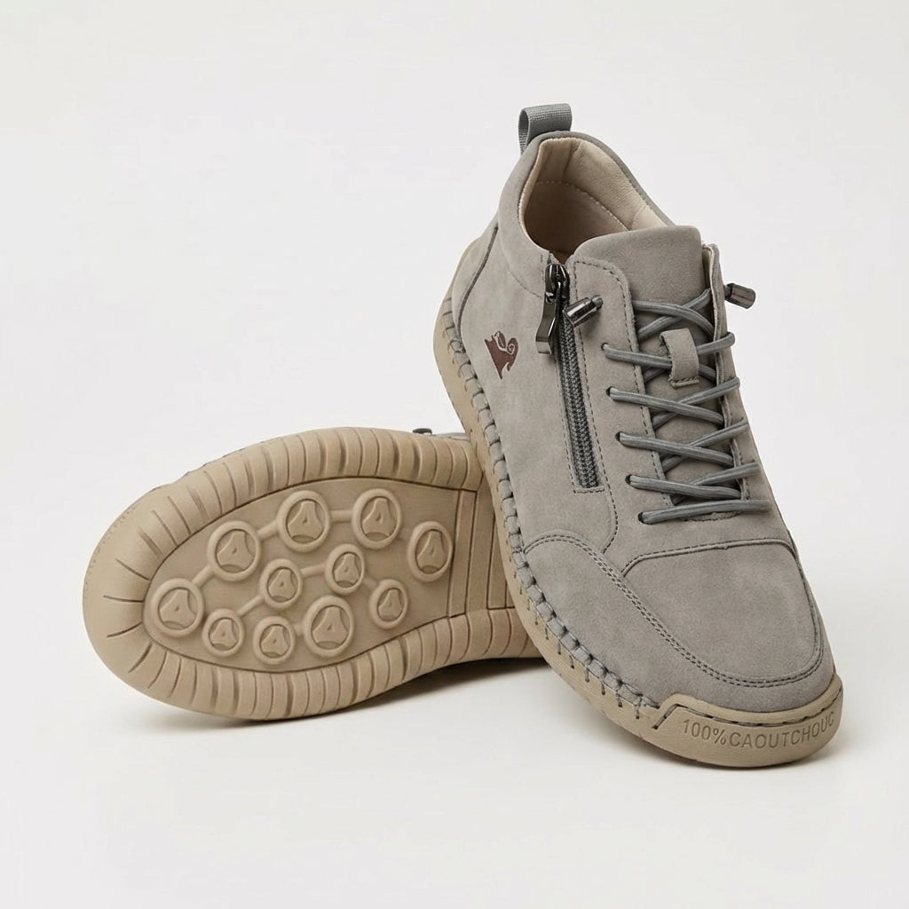 Nova – Comfortable Orthopaedic Trainers with Zip Closure
