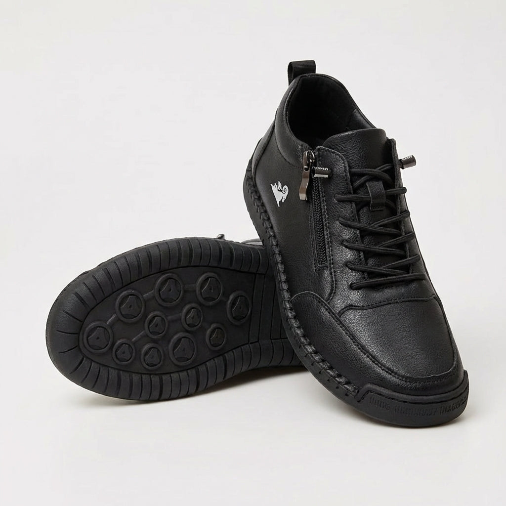 Nova – Comfortable Orthopaedic Trainers with Zip Closure