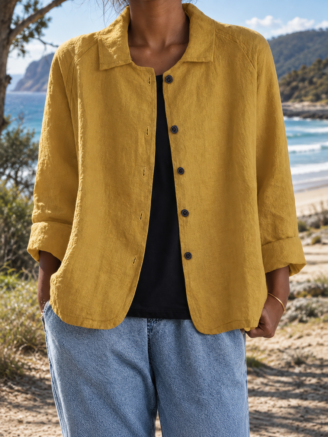 Riven | Casual Button-Up Overshirt
