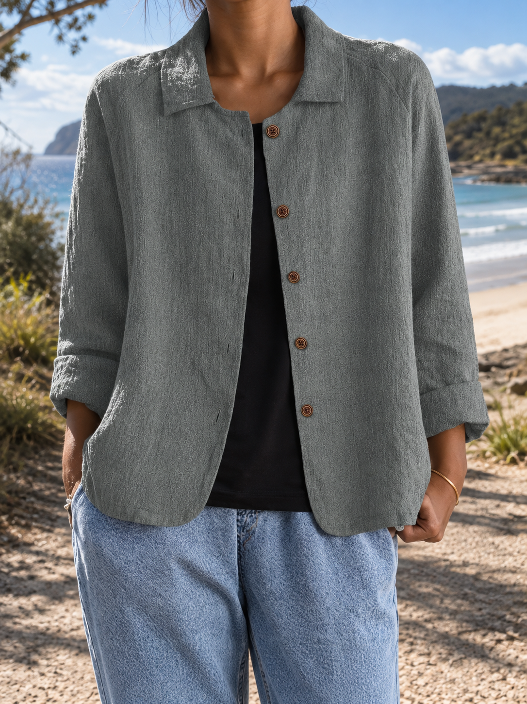 Mariann | Casual Collared Jacket