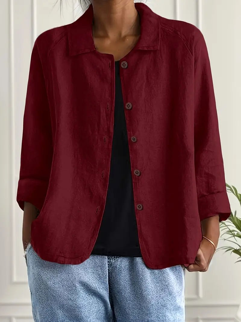 Risa | Easygoing Button-Up Shirt